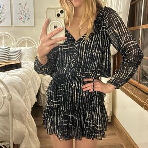 loveshackfancy silk popover dress